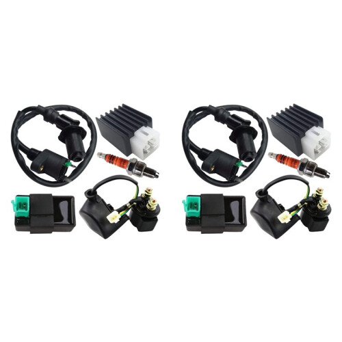 2X Ignition Coil Solenoid Relay Voltage Regulator 5-PIN CDI Box  for 50Cc 70Cc 90Cc 110Cc 125Cc