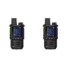 2X Intercomunicador Global POC Intercomunicador Rápido Sem Chamada À Distância PTT 50000 Cartão Intercomunicador Frota Plugue UE