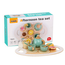 (Tea Set) Spielzeug-Dessertladen für Kinder: Eiscreme- und Teeservice aus Holz, Spielzeug für Jungen und Mädchen