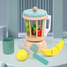 (Fruit Juicer) Kids Wooden Tea Party Set - Pretend Play Dessert Toy for Kindergarten Role-Playing & Early Learning