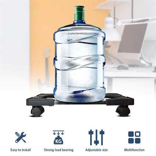 Adjustable CPU Stand with 360 Rotatable Lockable Wheels, Rolling PC Tower Holder for Desktop Computer 2