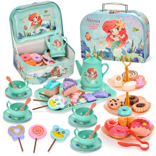 (Light Green) Tragbares Spielküchen-Set für Kinder mit Dessert-Kuchen-Geschenkbox