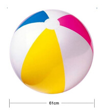 (61cm) Inflatable Beach Ball: Early Education Swimming Water Toy for Kids, Plastic Ocean Ball