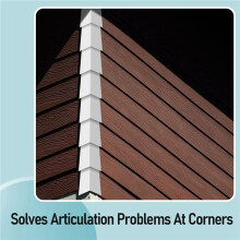 16 Pcs Aluminum Siding Corners Outside White Siding Corner Caps Smooth Siding Aluminum Corner Trim 16 Metal Nails
