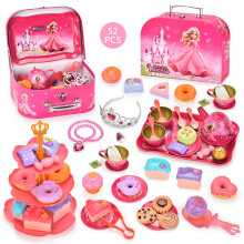 (Royal Princess) Tragbares Spielküchen-Set für Kinder mit Dessert-Kuchen-Geschenkbox