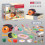 (D) Interactive Play Kitchen Toy with Electromagnetic Stove & Cutting Play Food Set 1