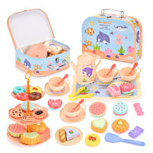 (Ocean) Kinder-Rollenspielset, Kuchen- und Dessertküche, Teepausen-Geschenkbox für Mädchen