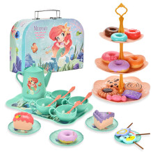 (Mermaid) Kinder-Rollenspielset, Kuchen- und Dessertküche, Teepausen-Geschenkbox für Mädchen
