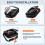 XiHAMA2-Pack2-σε-1 Αδιάβροχη θήκη συμβατή με Apple Watch SE, SE6/5/4 – Προφυλακτήρας υπολογιστή + 4