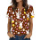 Women's Easter Top, Cute Easter Bunny Shirt, Casual-Brown L 1