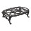 HOMEMAXS 1PC Black Cast Iron Egg Rack Kitchen Storage Holder for Dining Table 4