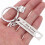 Home Sign Keychain Silver 2 pcs 5.00x1.20x0.10 cm 3