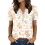 Women's Easter Top, Cute Easter Bunny Shirt, Casual-Khaki L 1