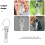Home Sign Keychain Silver 2 pcs 5.00x1.20x0.10 cm 7