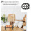 HOMEMAXS 1PC Black Cast Iron Egg Rack Kitchen Storage Holder for Dining Table 8
