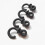 8pcs Archery Compound Bow String Stabilizer Monkey Tail Rubber Silencer Dampener 4
