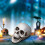 Realistic Plastic Halloween Skeleton Decorations, Mini Skull & Bone Models – Compatible with Halloween Props 5