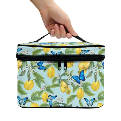 Makeup Bag Large Capacity Zipper Cosmetic Storage 2