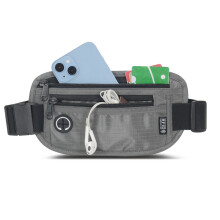 Gürteltasche mit RFID-Blockierung – Diebstahl verhindern Grey