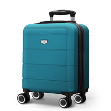 LUGG 15 Inch Jetset Lightweight Travel Cabin Bag ABS Shell Protection 45x36x20cm, Teal