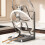Stovetop pot lid storage rack with spoon rest 6