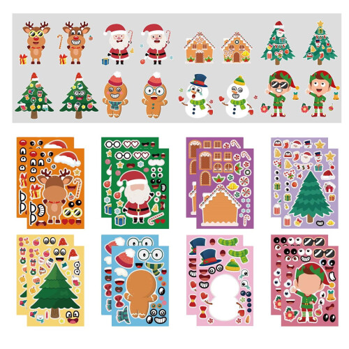 Vánoční archy samolepek pro kutily – 32Designs 1