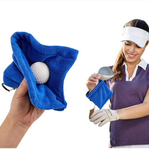 Πετσέτα Καθαρισμού Μπάλας Γκολφ | Microfiber με Υφή Βάφλας, Υψηλή Απορροφητικότητα