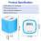 4-Pack USB Wall Charger Block, 5V/1A, Fast Charging Station for compatible with iPhone 3