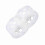 2pc Transparent Car Shock Absorber Retainer TPE Spring Buffer Type D 1