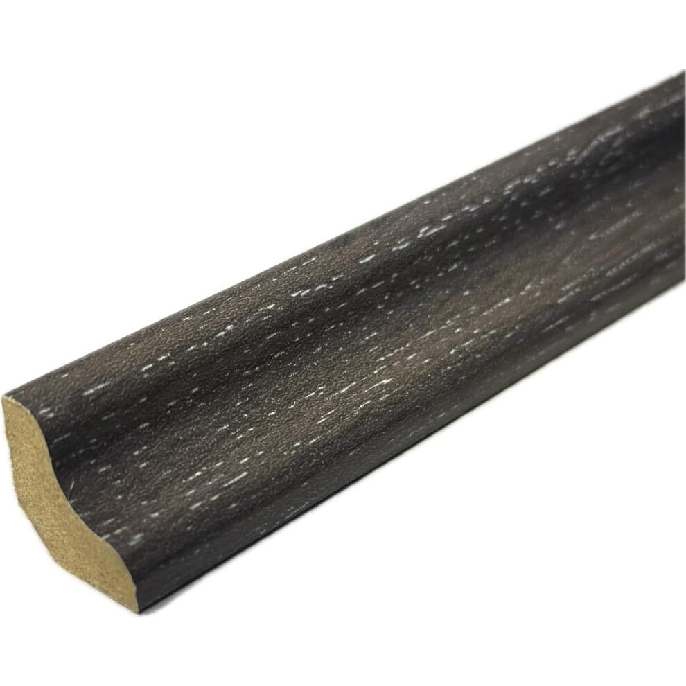 Laminate & Wood Floor Scotia Beading 828 Black Oak (2.4M Length - 18Mm Scotia) Pack Of 5 9509865116976