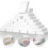 Magic Sponge Eraser,20 Pack Add Water Melamine Sponge Foam,Sponge Pads 2