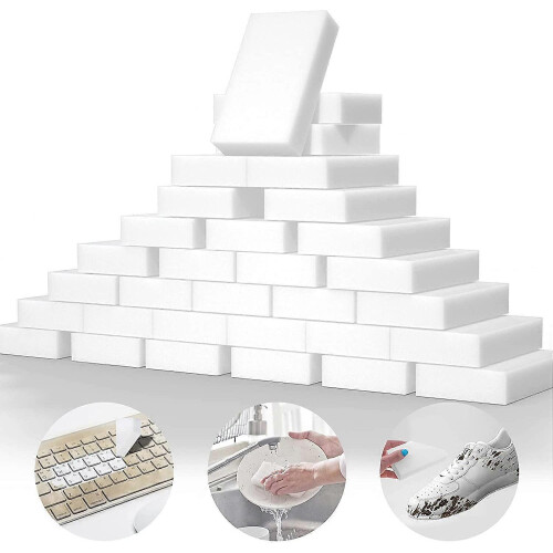 Magic Sponge Eraser,20 Pack Add Water Melamine Sponge Foam,Sponge Pads 1