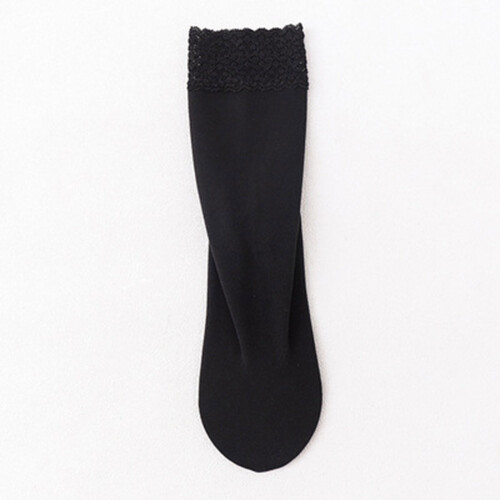 iOPQO Dame Vinterstrømper, Varme Termosokker, Sort One Size 1