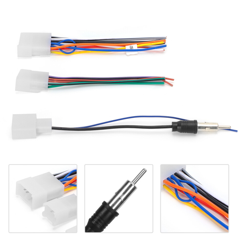 Stereo Radio Wiring Harness Antenna Adapter Kit For Celica 1987-2005 8421390798438