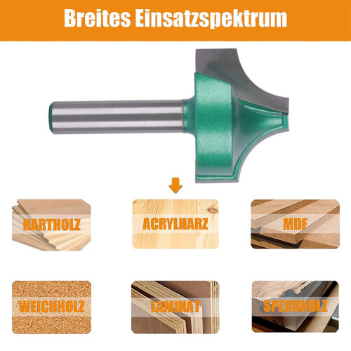 8mm Shank Router Bit Set Engraving Grooving Tool-6 piece set 2