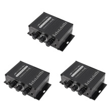 3X Power Amplifier Audio Karaoke Home Theater Amplifier 2 Channel Class D Amplifier USB/ AUX Input