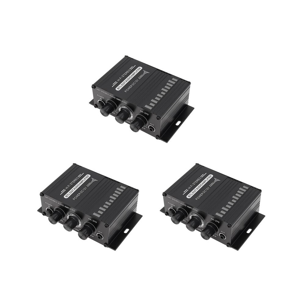 3X Power Amplifier Audio Karaoke Home Theater Amplifier 2 Channel Class D Amplifier Usb/ Aux Input 6033968186619