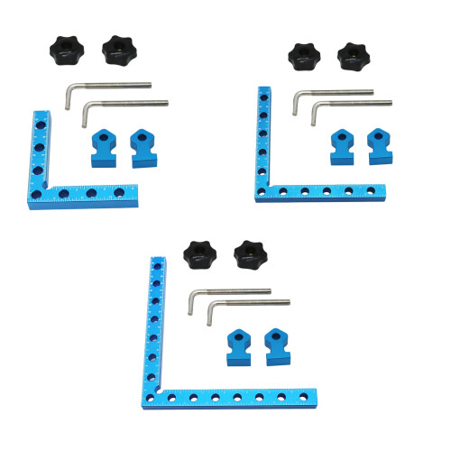 3Pcs Aluminum 90 Degree Angled Blocks For Precise Woodworking-L 1