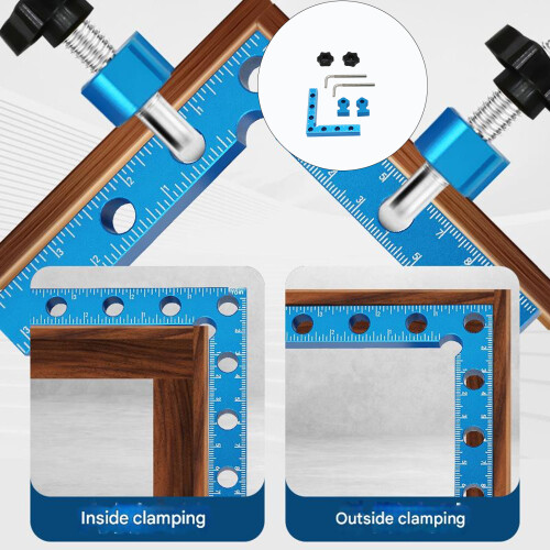 3Pcs Aluminum 90 Degree Angled Blocks For Precise Woodworking-L 2