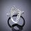 925 Sterling Silver Zirconia Band Ring Size 8 B56-default 2