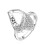 925 Sterling Silver Zirconia Band Ring Size 8 B56-default 5