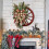 Red Truck Christmas Wreath Artificial Rustic 18 Inch 4