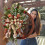 Red Truck Christmas Wreath Artificial Rustic 18 Inch 7