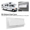 RV Exhaust Vent Cover White Impact Resistant with Lockable 2