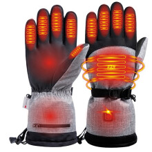 Beheizbare Thermohandschuhe, Einheitsgröße   Handschuhe + 4000 mAh Akku