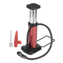 Mini tragbare Hochdruckfahrradständelpumpe Rot 17,5 cm langlebiges Aluminium