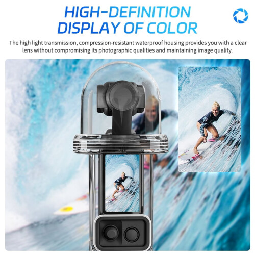 45M Pocket3 Αδιάβροχο περίβλημα συμβατό με DJI Osmo Pocket 3,3ft Αδιάβροχη θήκη για κέλυφος 2