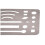 3X Stainless Steel 27 Patterns Erasing Drawing Drafting Tool Shield 5
