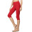 Plus Size Essential Basic Bomuld Spandex Stretch Leggings Under Knæene 15" Længde 3