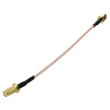 3X SMA Male to SMA Female Nut Bulkhead Crimp RG316 Coax Cable Jumper Pigtail 15cm